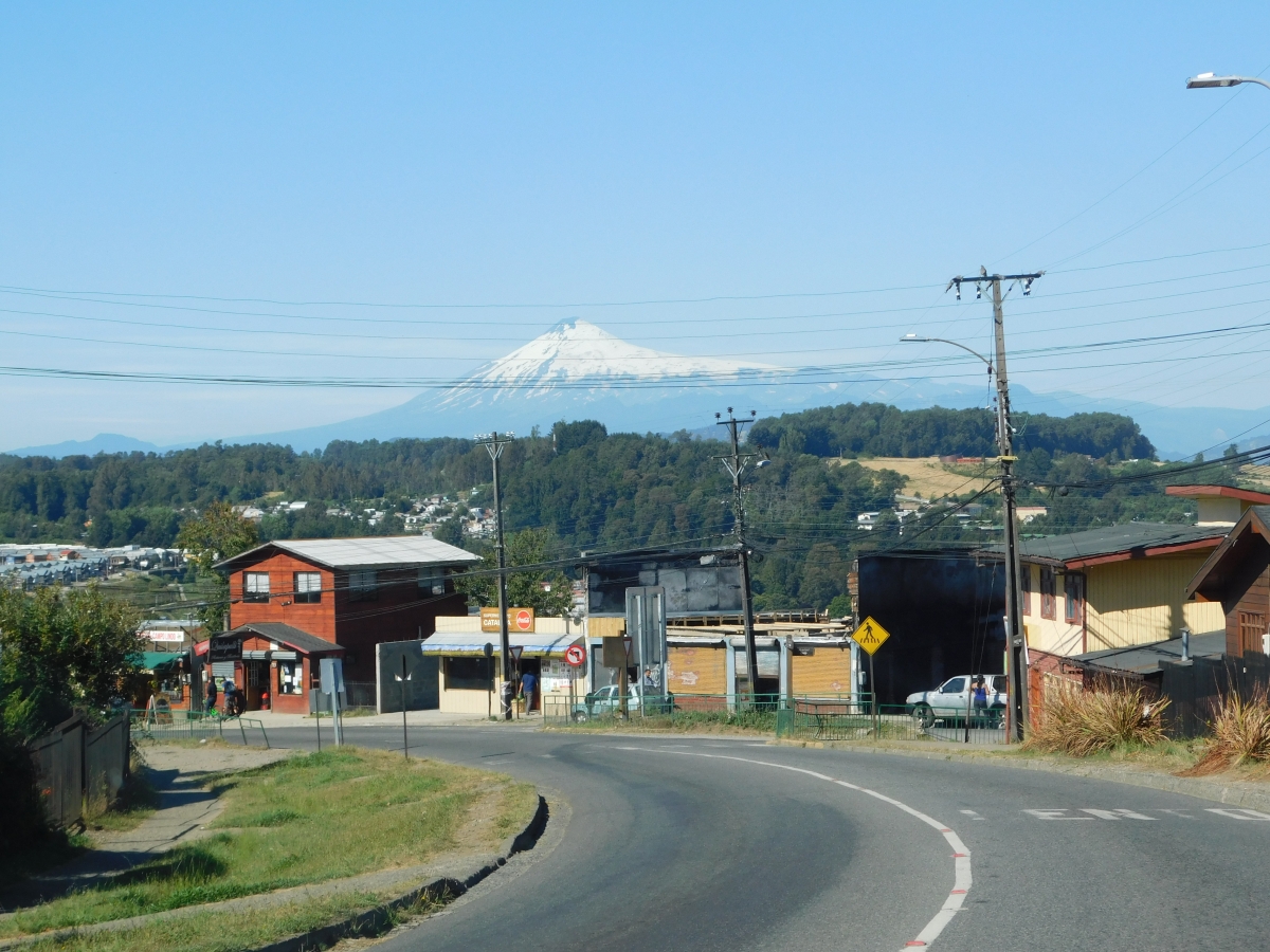 Al fondo, volcn Villarrica