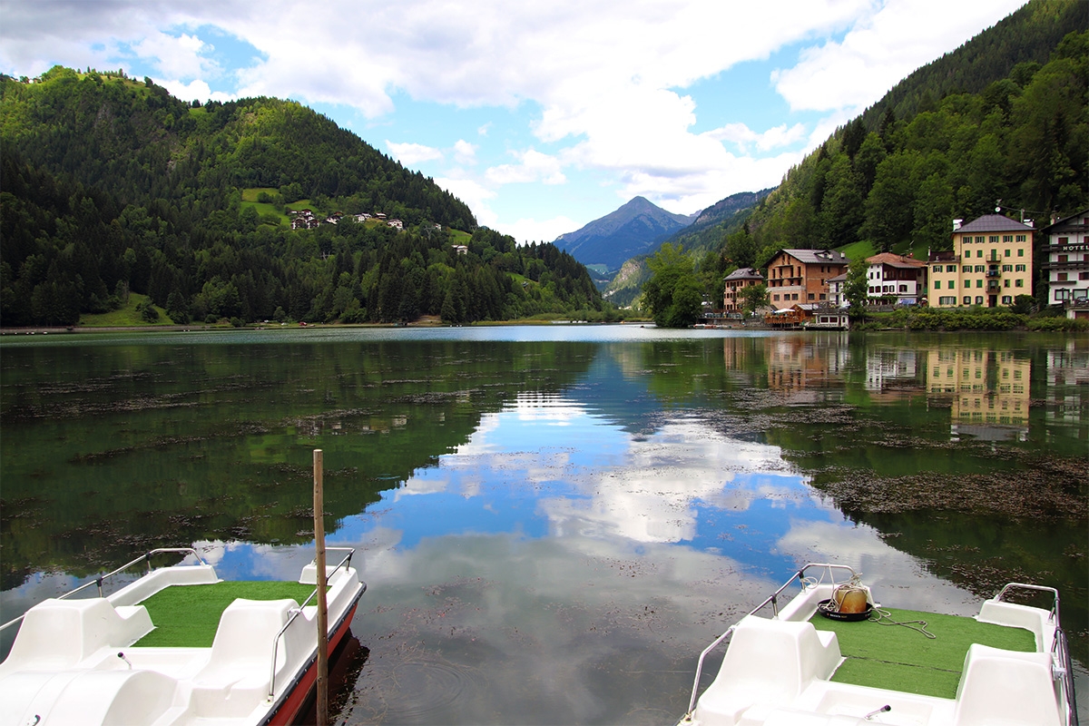 En el lago de alleghe