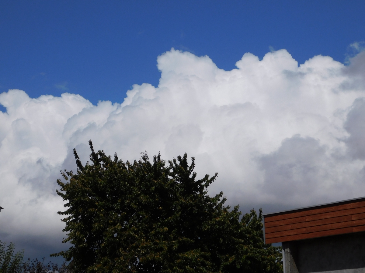 En el sur las nubes se ven espectaculares