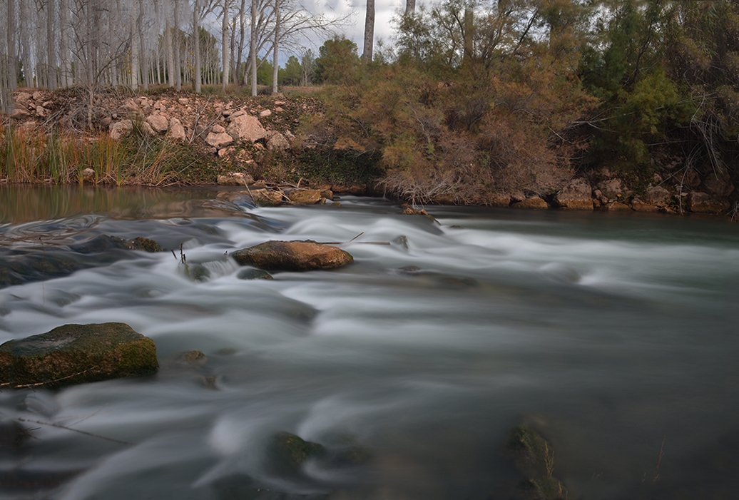 Rio mundo, efecto seda