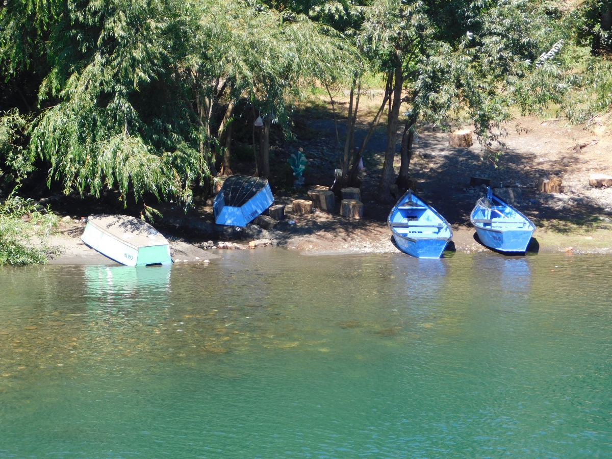 Ahi estan los botes esperando para llevarnos a dar una vuelta