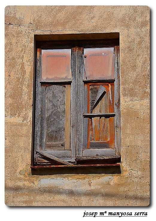 Textures duna vella finestra