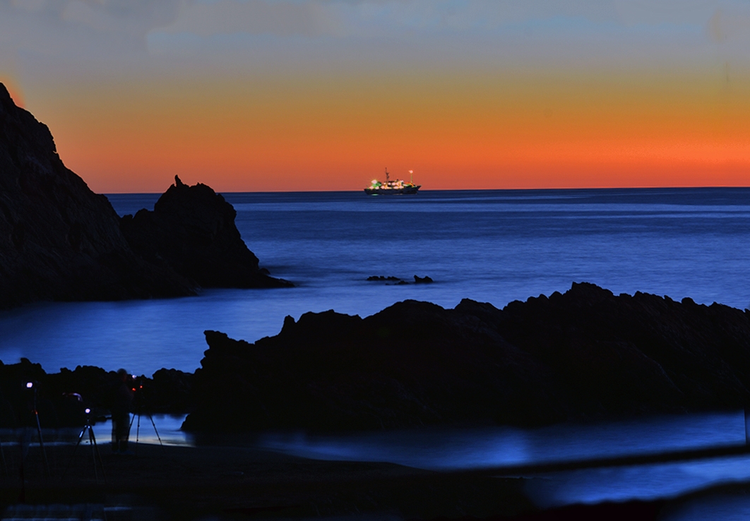 Atardecer en playa del lastre