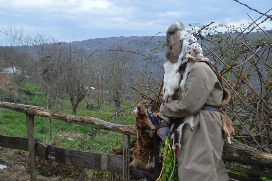Maragato: Entroido ribeirao. Maragato (Santiago de Arriba, Chantada, Galicia)