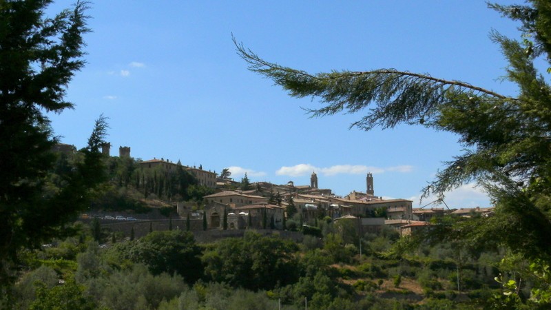Vista de Montalcino