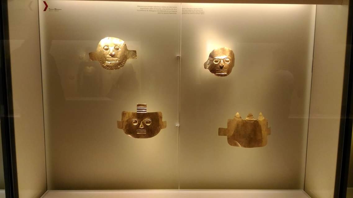 Mascaras precolombinas museo del oro 