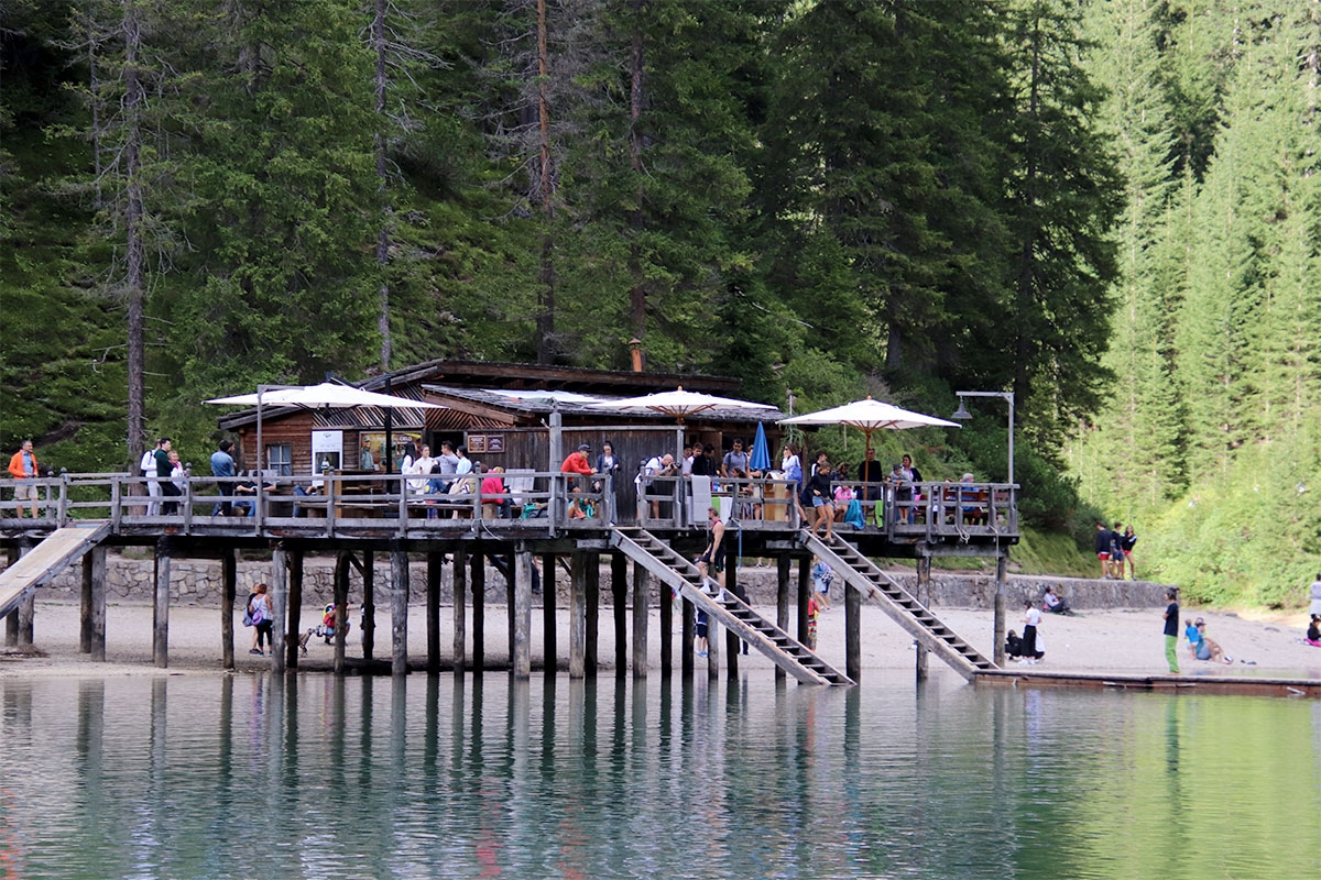 Embarcadero lago di braies