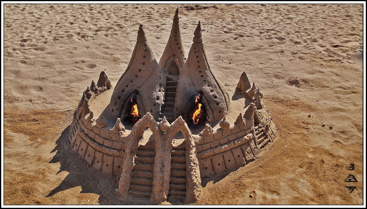 Castillos en la arena.