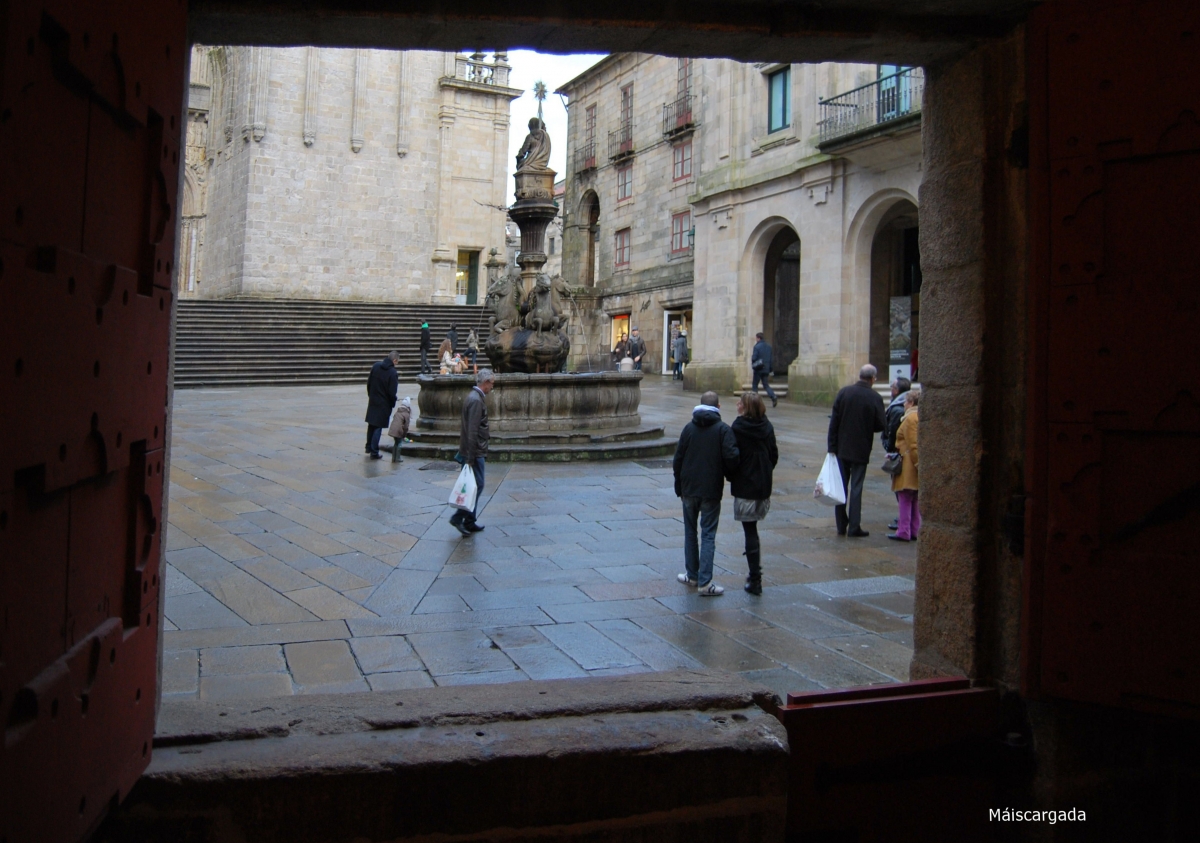 Santiago de Compostela: praza de praterias (A Corua)