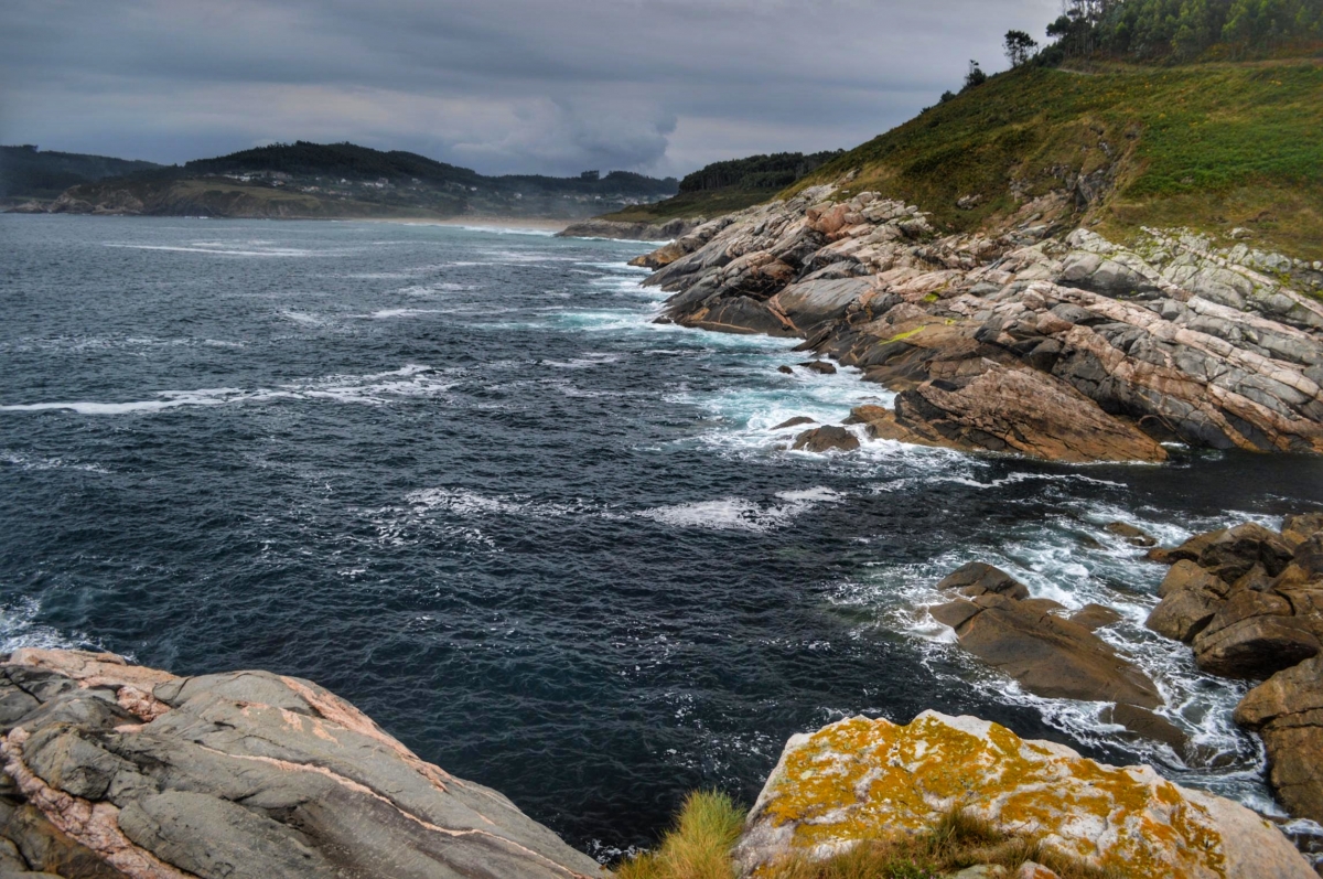 Praia de Portonovo Viveiro. Maria lucense. Lugo