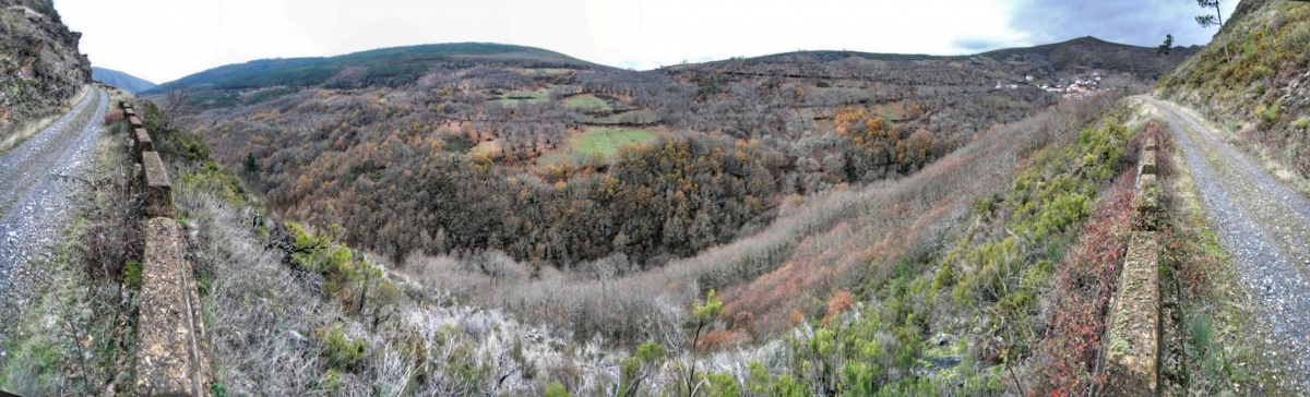 A pista do Marroqu. Laza. Ourense
