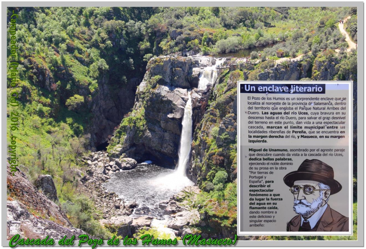 Cascada del Pozo de los Humos (Masueco). Photo by Campeador.