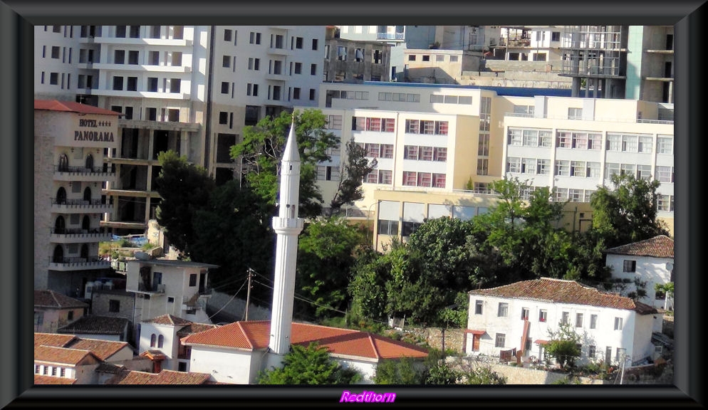 Minarete de la mezquita de Kruja