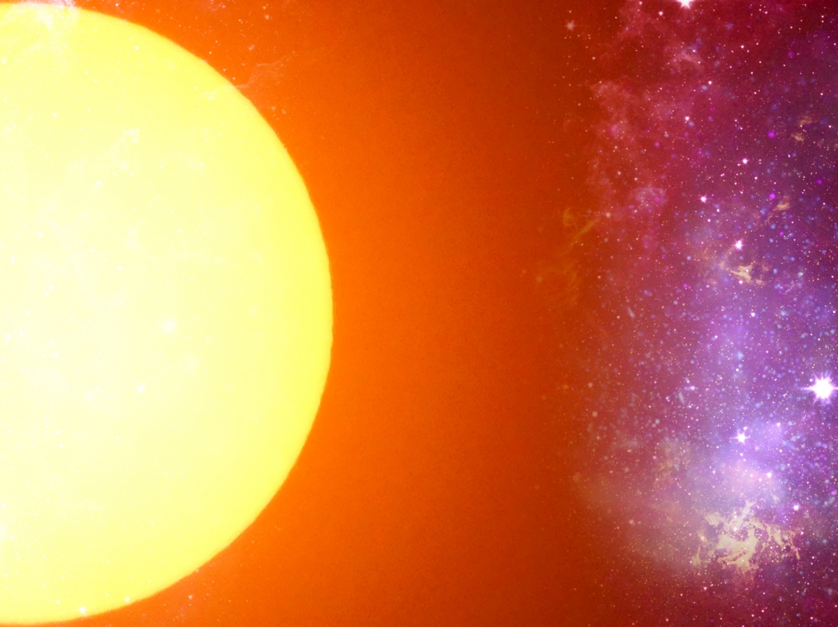 El sol con su luz potente nos deja ver algo del sistema solar jajjajjajja, que jue guena esa jajjajjajjajja