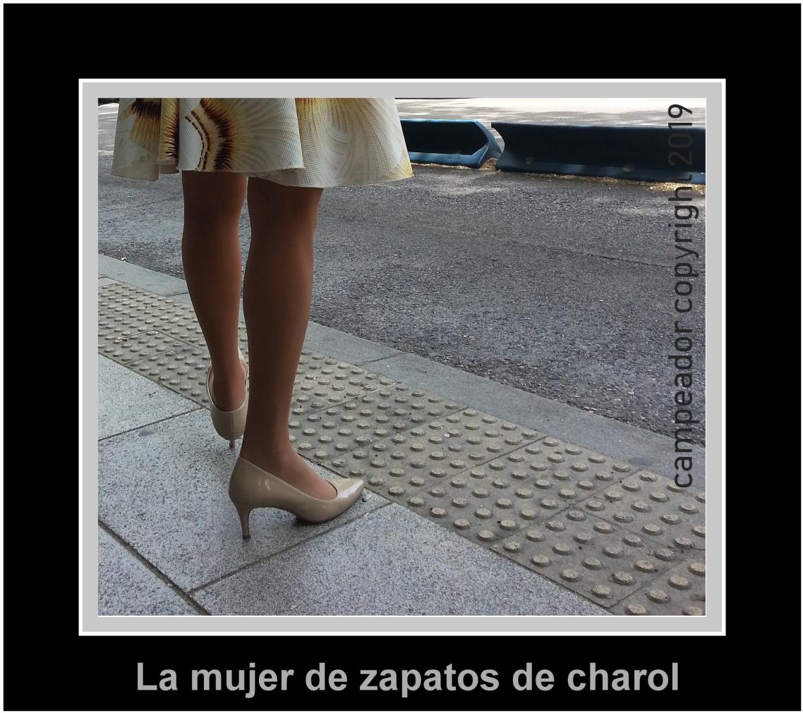 La mujer de los zapatos de charol - The woman in the patent leather shoes.  Autor imagen / Copyright: Campeador (Mario Cid).