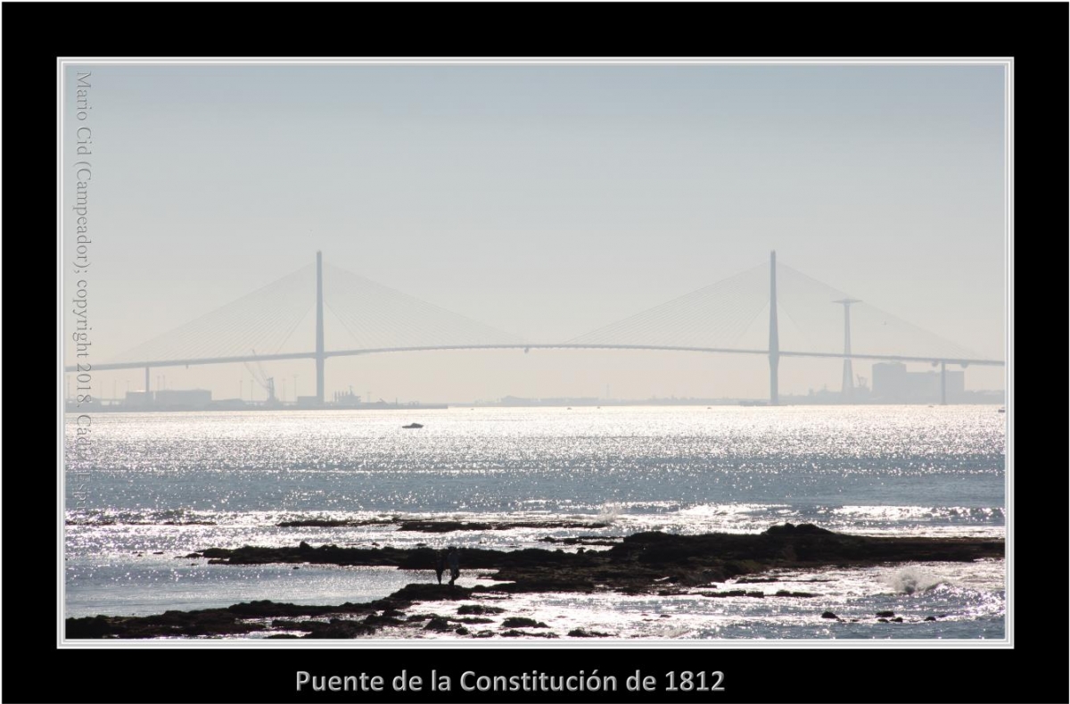 Puente de la Constitucin de 1812 - 1812 Constitution Bridge, Cdiz.  Photo by Campeador.