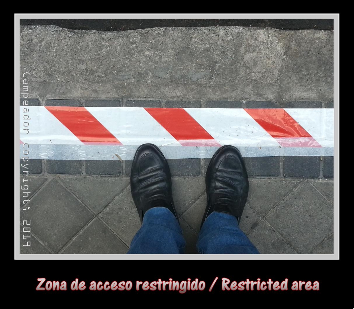Zona de acceso restringido - Restricted area.  Photography by Campeador.