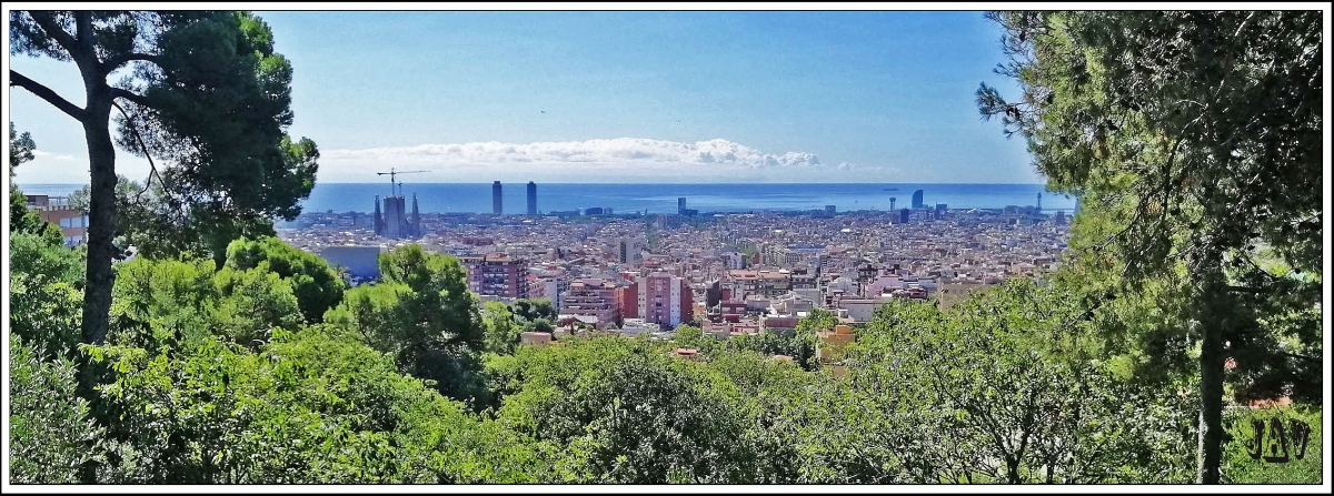 Del Parc Gell hasta la Barceloneta. 