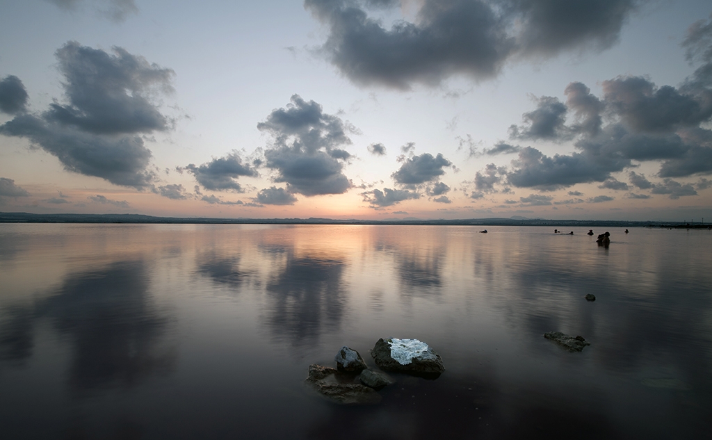 Atardecer en las salinas torrevieja