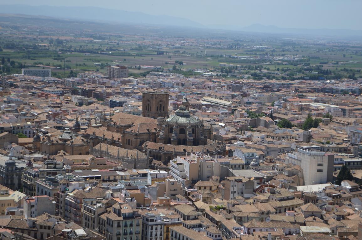 Catedral de Granada desde la Alhambra