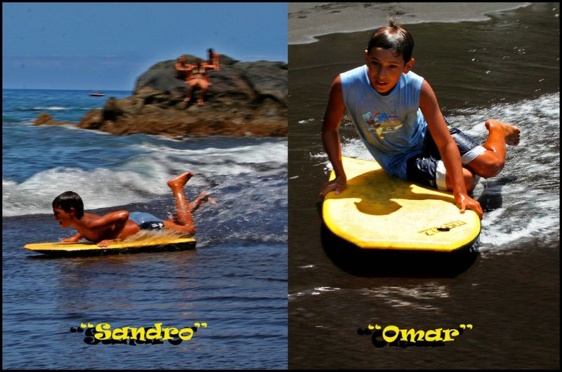 Aprendiendo a surfear