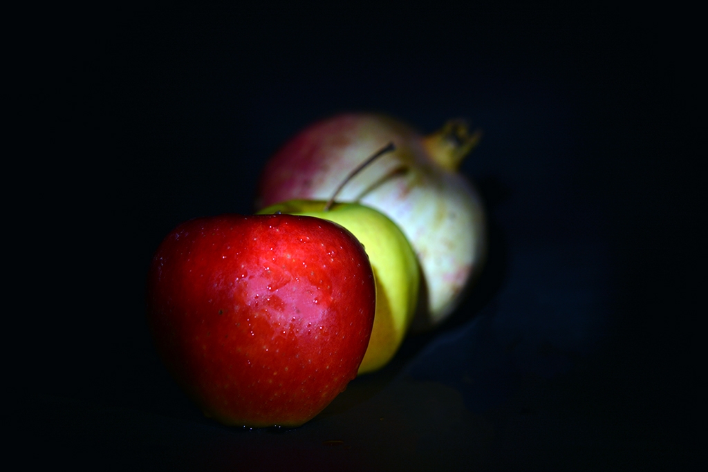 Manzanas y grana