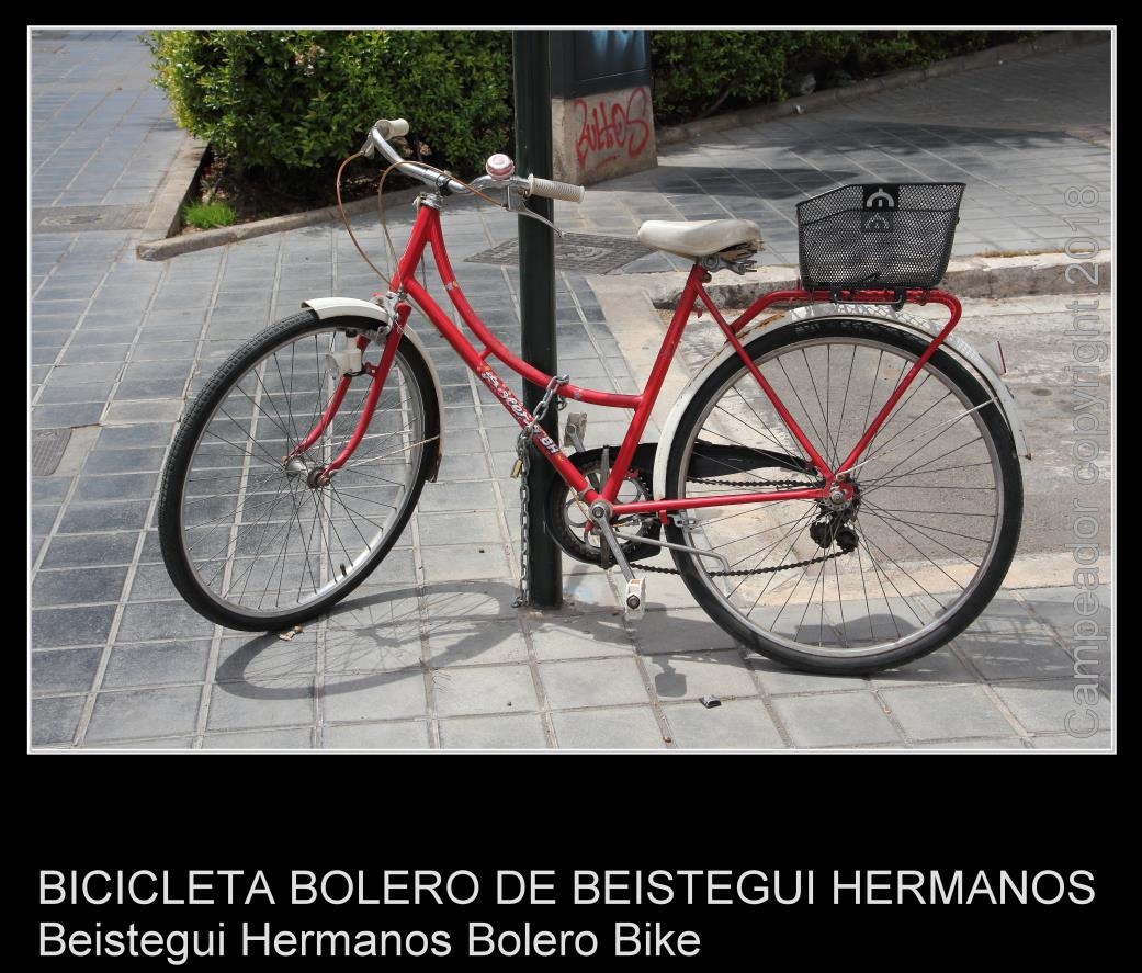 Bicicleta Bolero de Beistegui Hermanos - Beistegui Hermanos Bolero Bike. Photo by Mario.