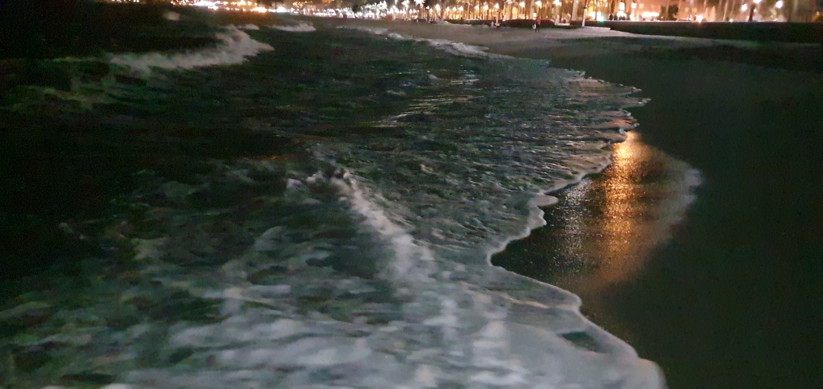 Las olas nos acarician unas veces suave otras salvaje