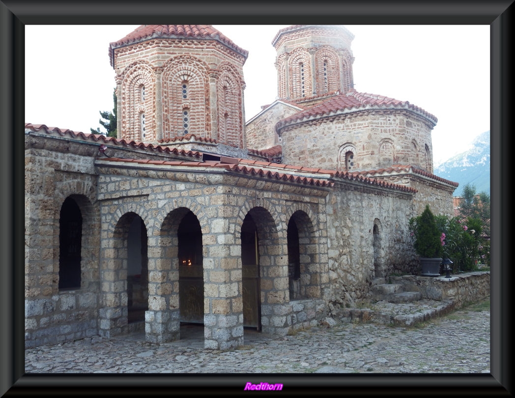 El monasterio de San Naum de estilo bizantino