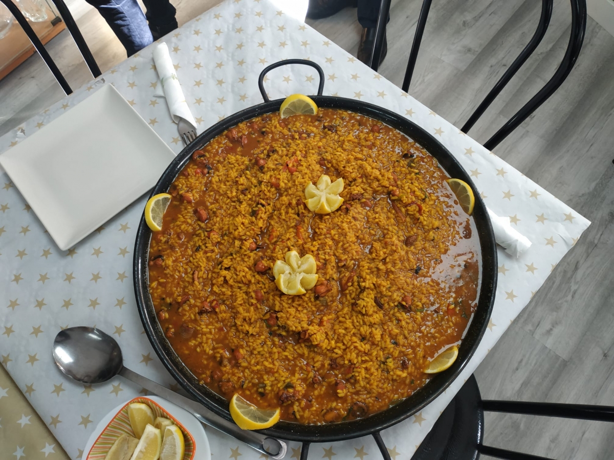 Arroz con pulpo 