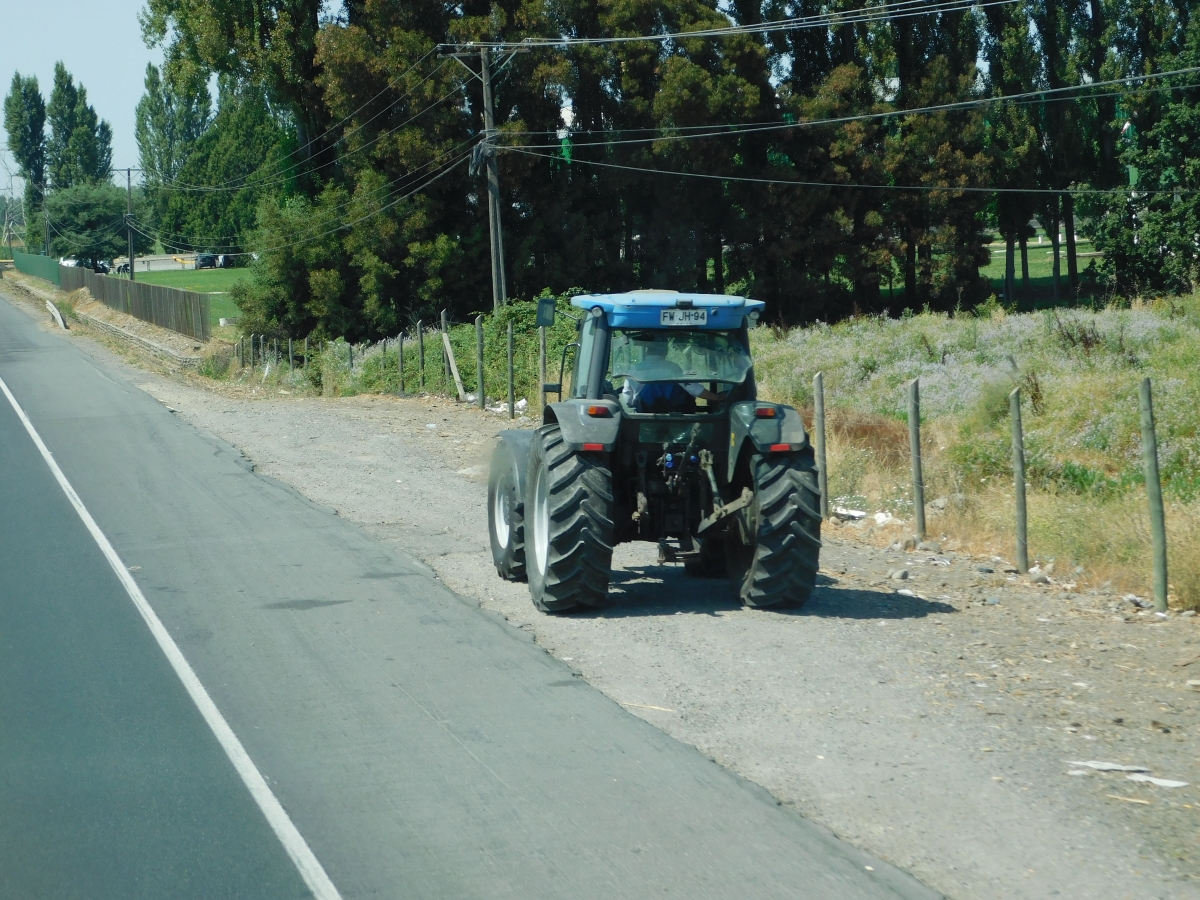 Vehculo esencial para el agricultor de esta zona