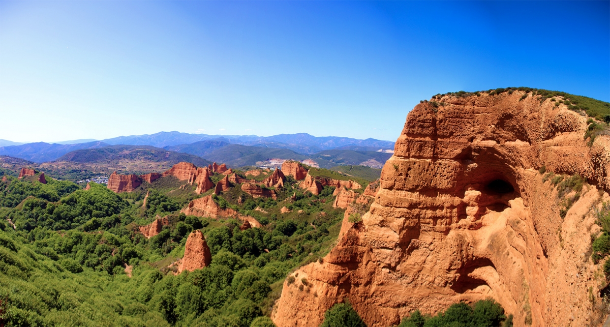 Vista de las Mdulas des del mirador