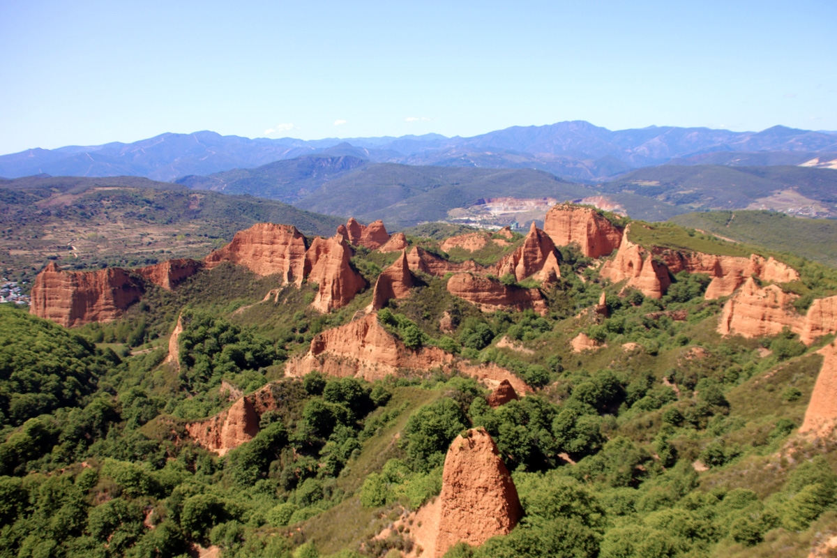 Panoramica de las Mdulas des del mirador