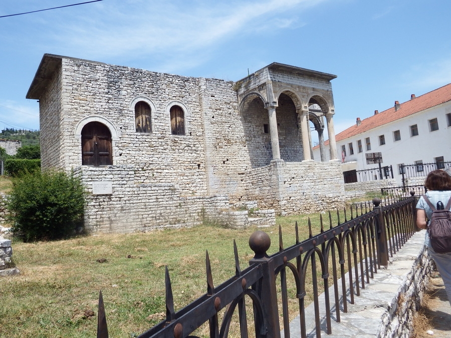 Ruinas de la residencia del gobernador turco, antes de 1912