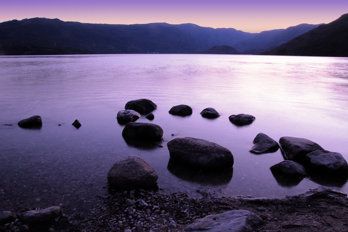 Lago sanabria atardecer