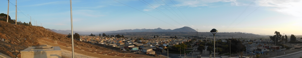 Aprendiendo a sacar panormicas, fabuloso, nunca me salan