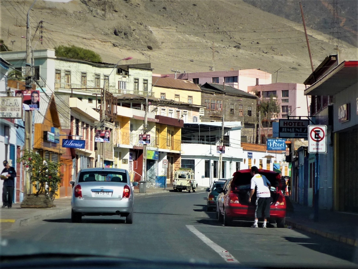 Una de las calles de Chaaral