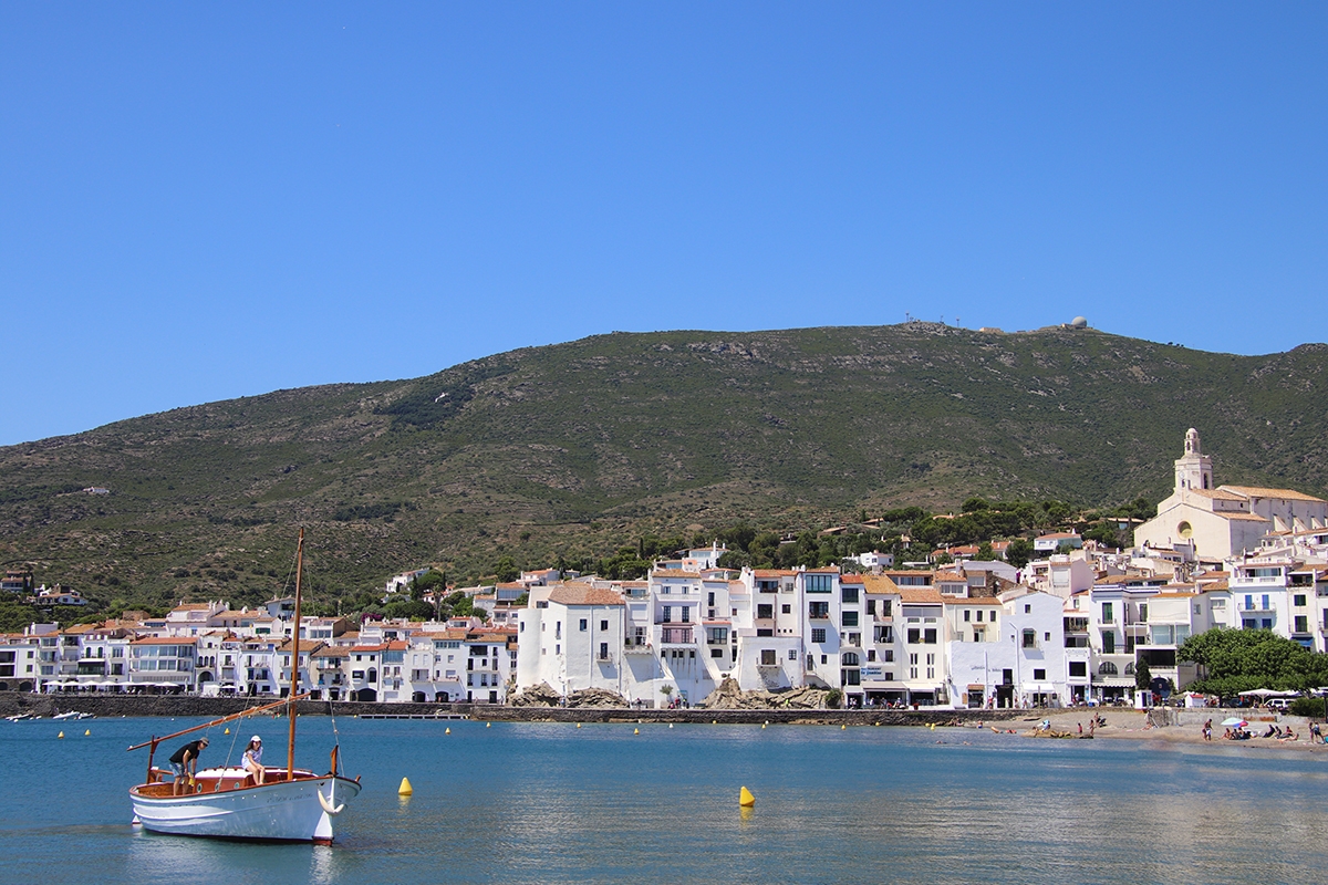 Llegando a puerto de Cadaqus