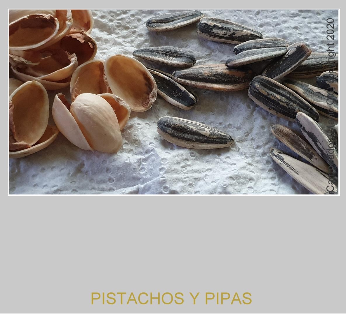 Pistachos y pipas - Pistachios and sunflower seeds. Photo by Campeador (Mario Cid).