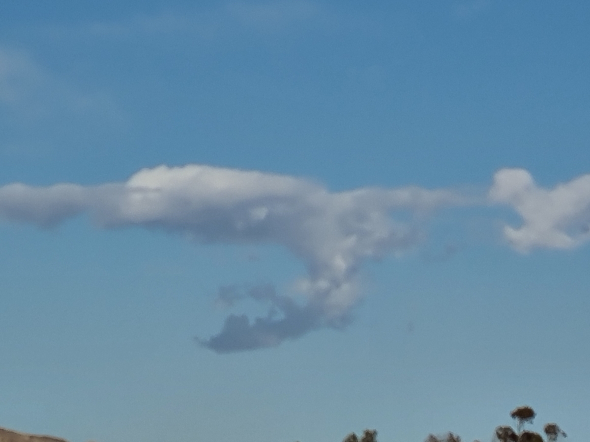 Una peculiar nube