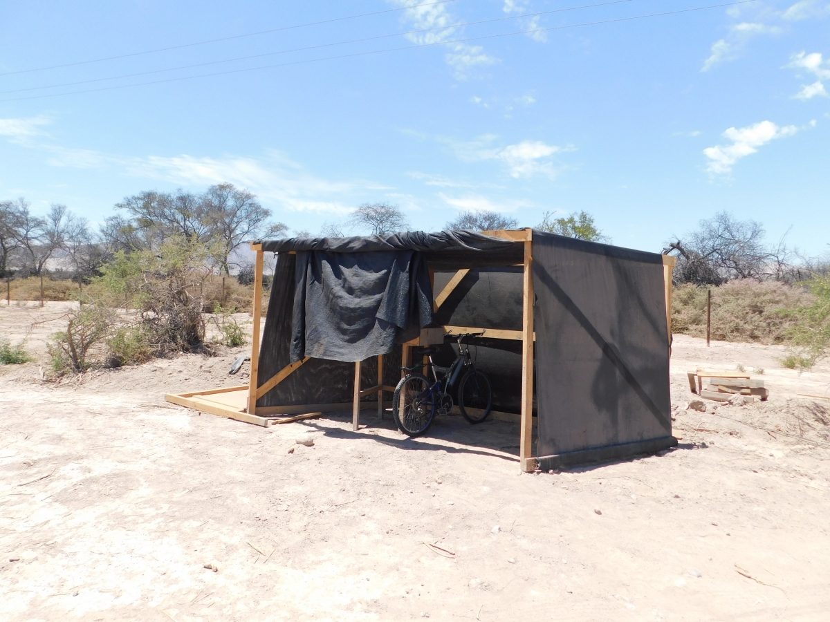 Refugios en el camino para protegerse del sol