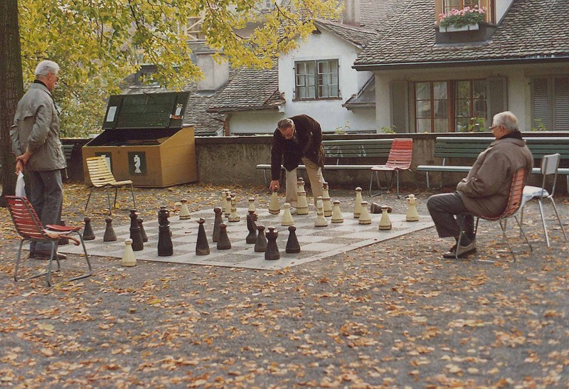 ajedrez en otoo