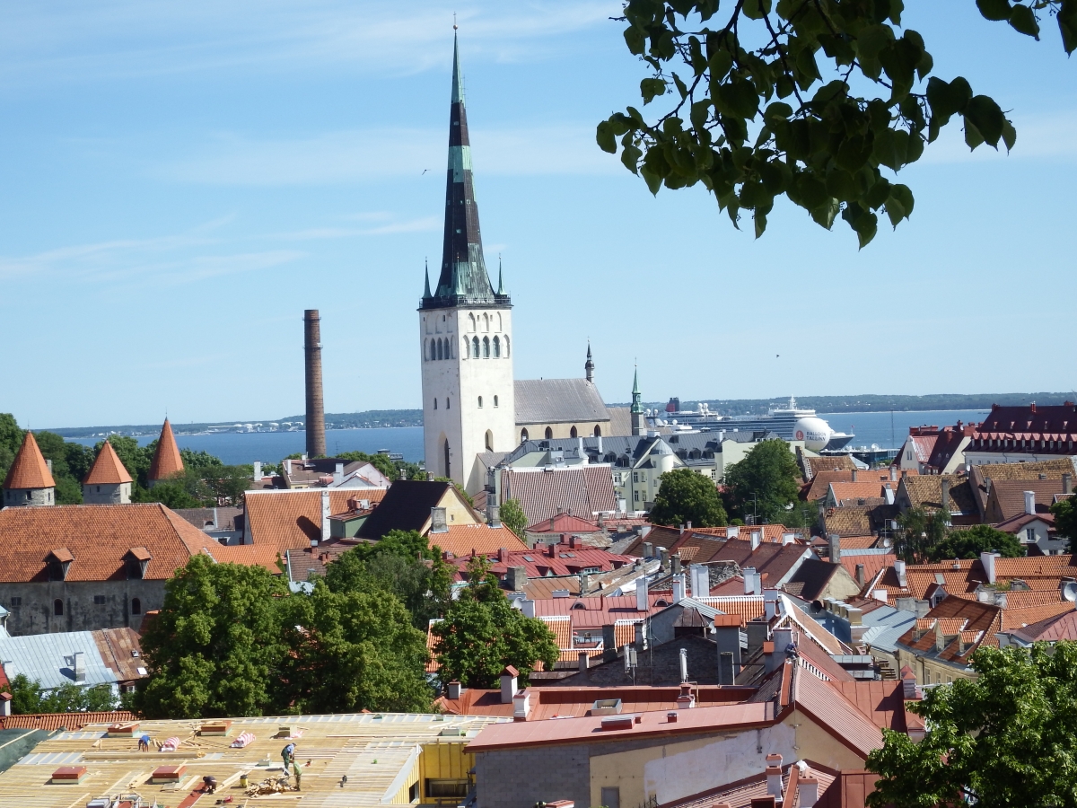 Vista general de la ciudad vieja de Tallin