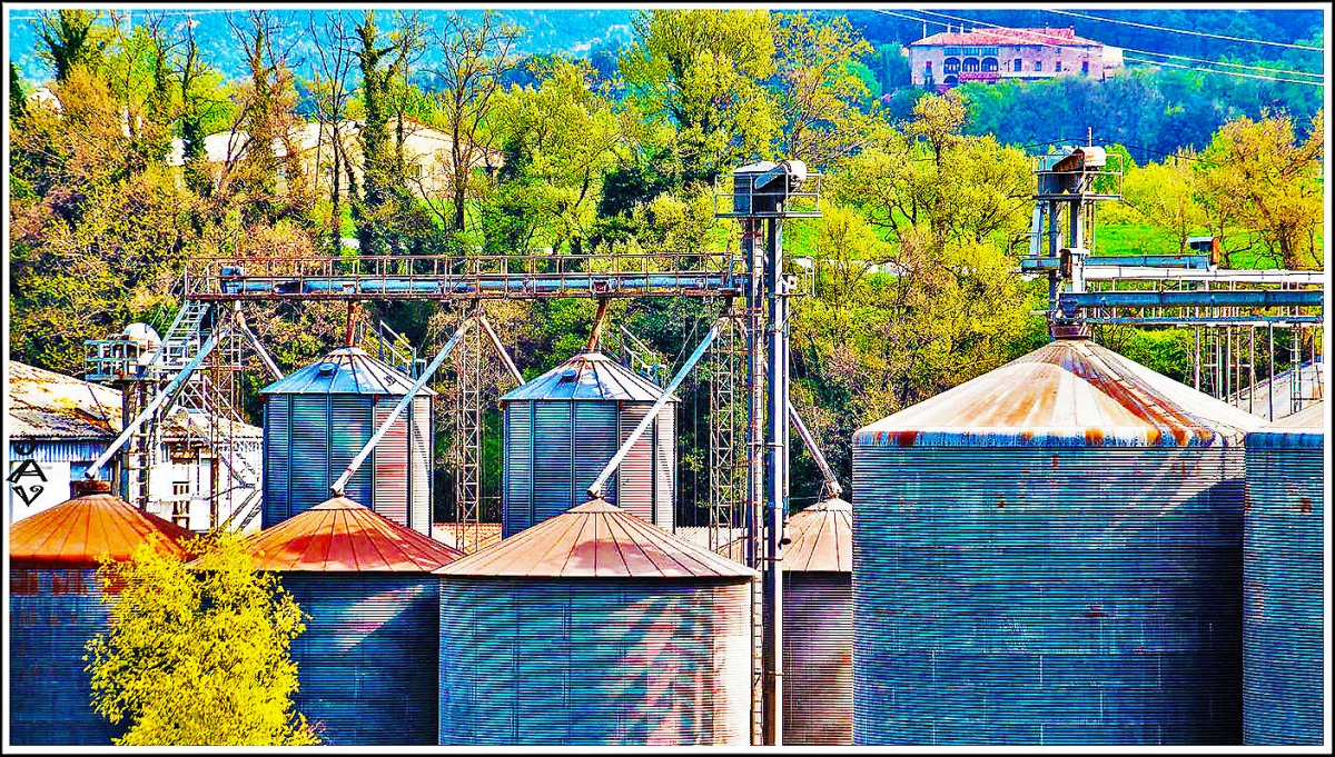 Los silos.