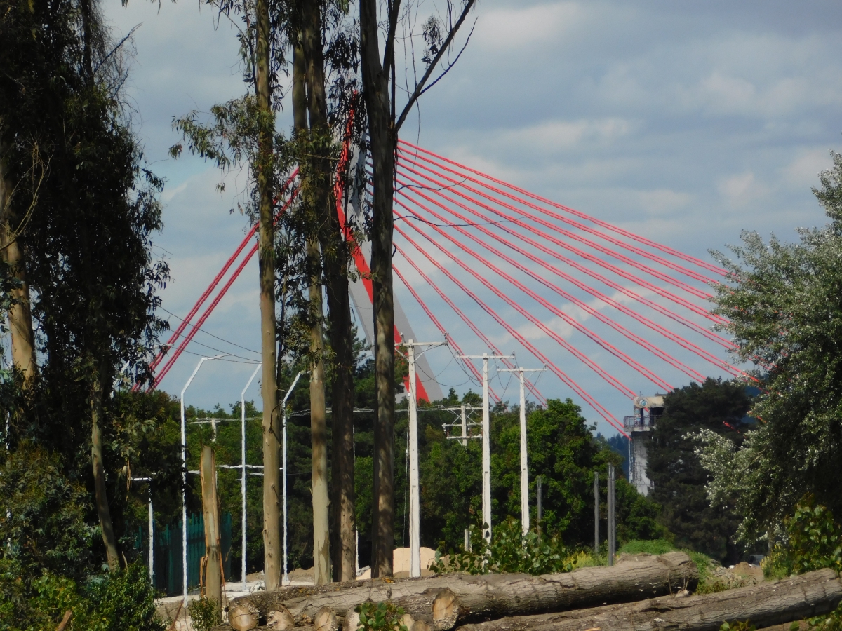 Atrs estn los cables del puente colgante