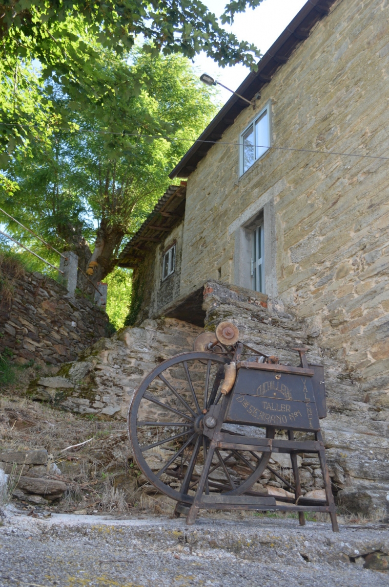 Coleccin de rodas de afiar de Florencio de Arboiro. San Xon de Ro. Ribeira Sacra. Ourense