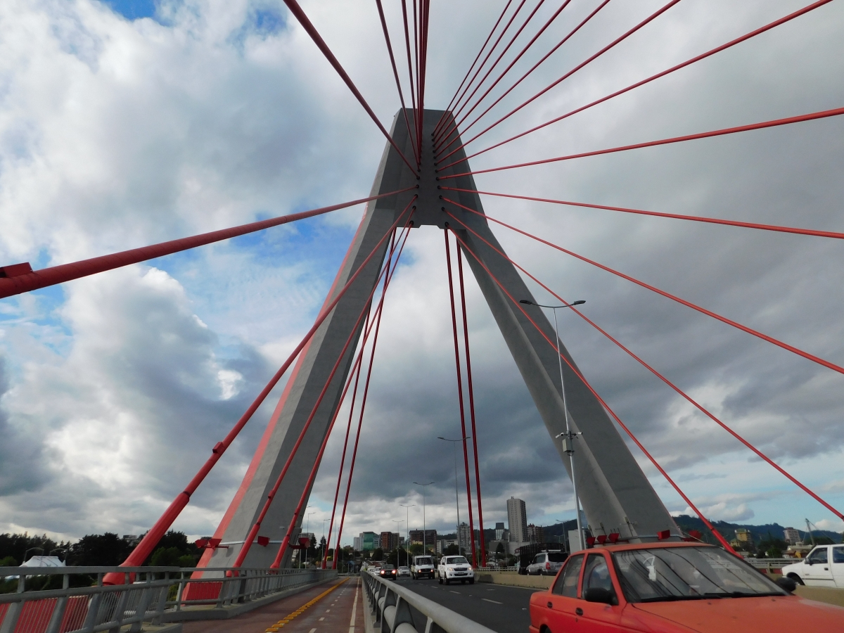 Otra vista del puente colgante