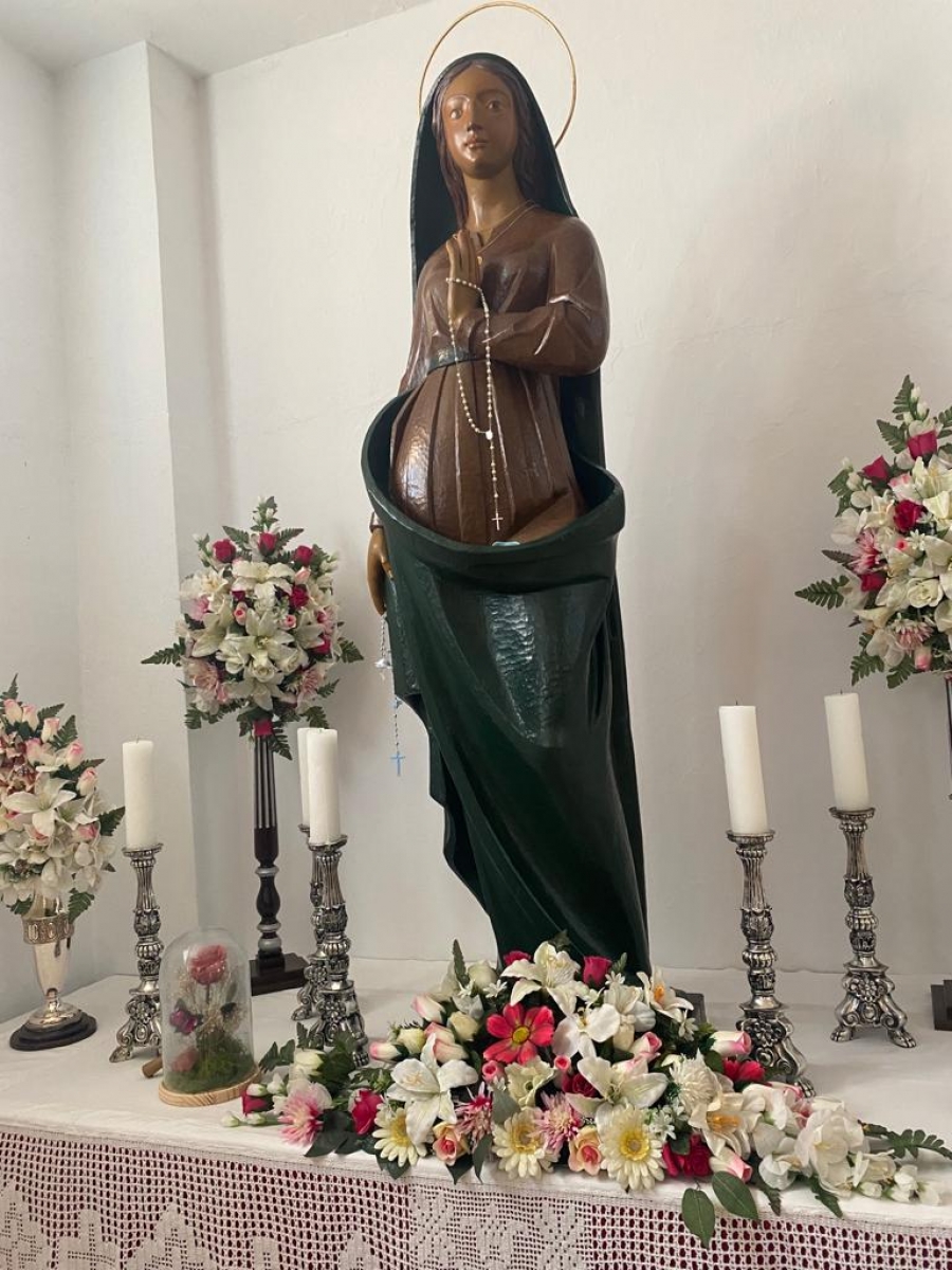 Maria Santsima de la O, virgen embarazada. Navahermosa