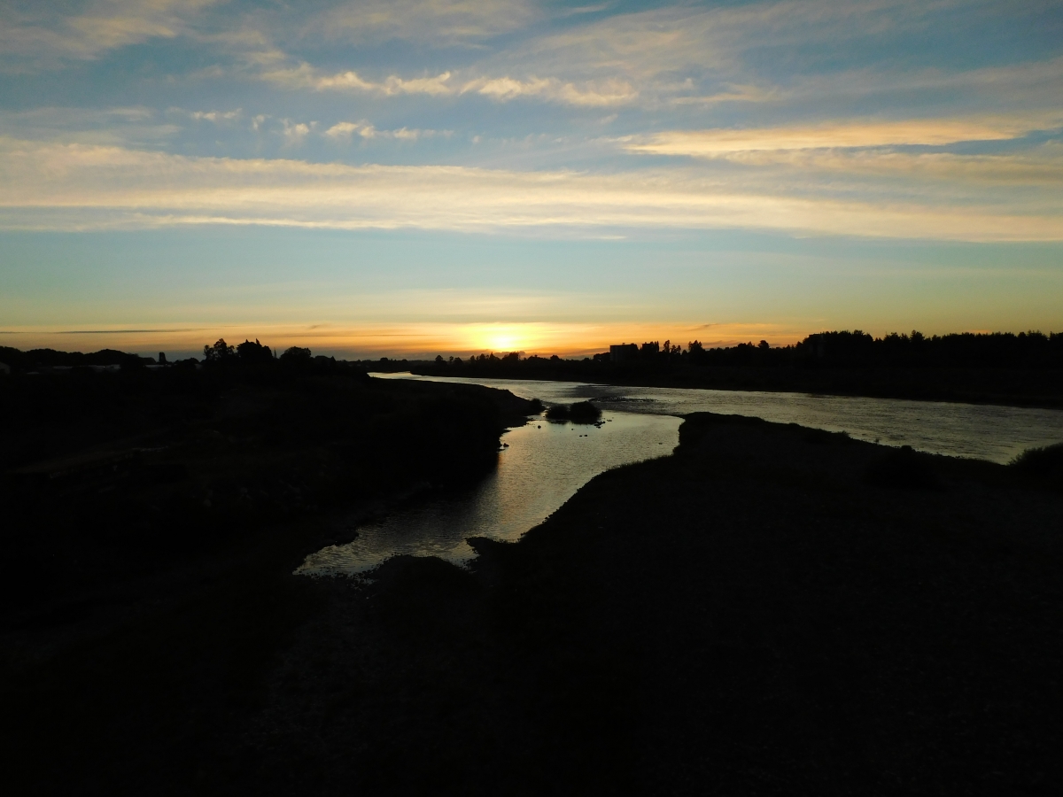 Atardecer en el ri