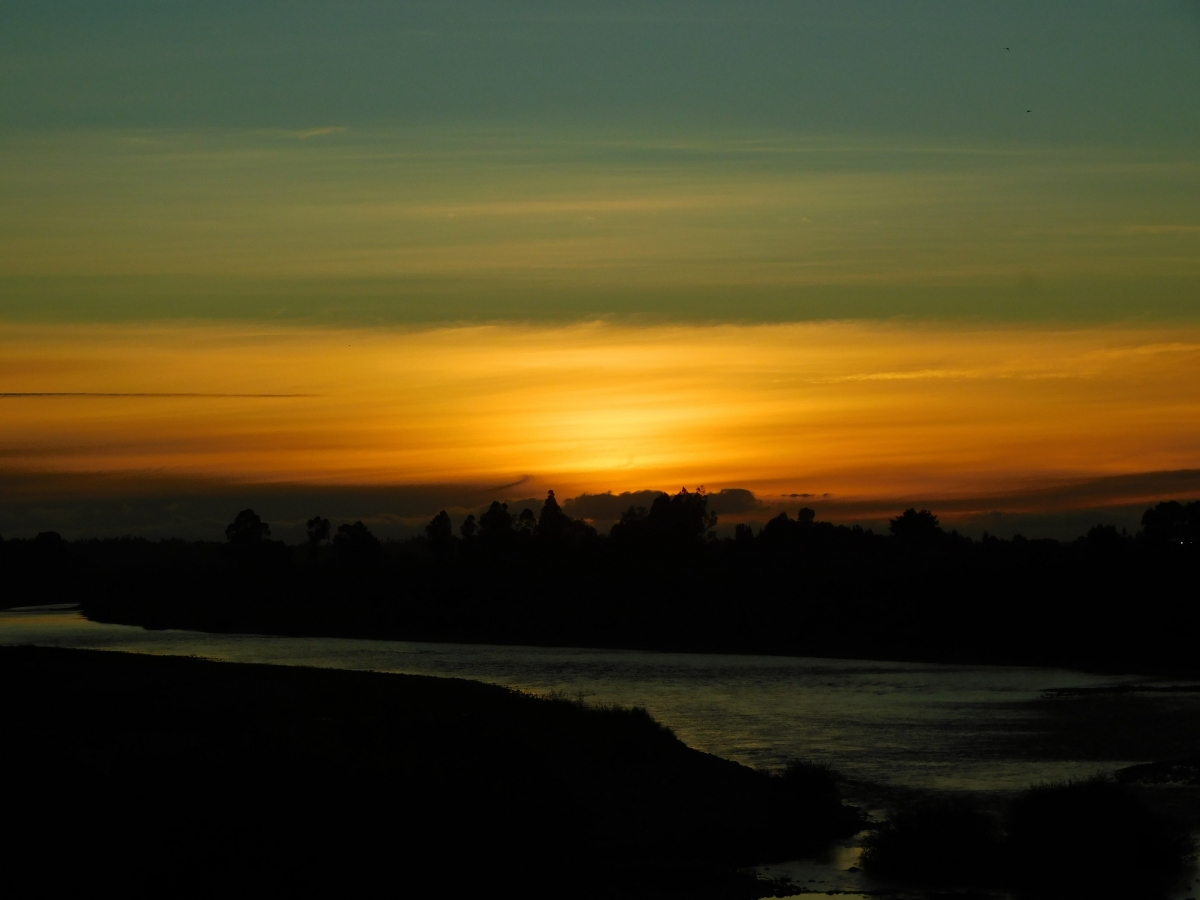 Atardecer en el ri